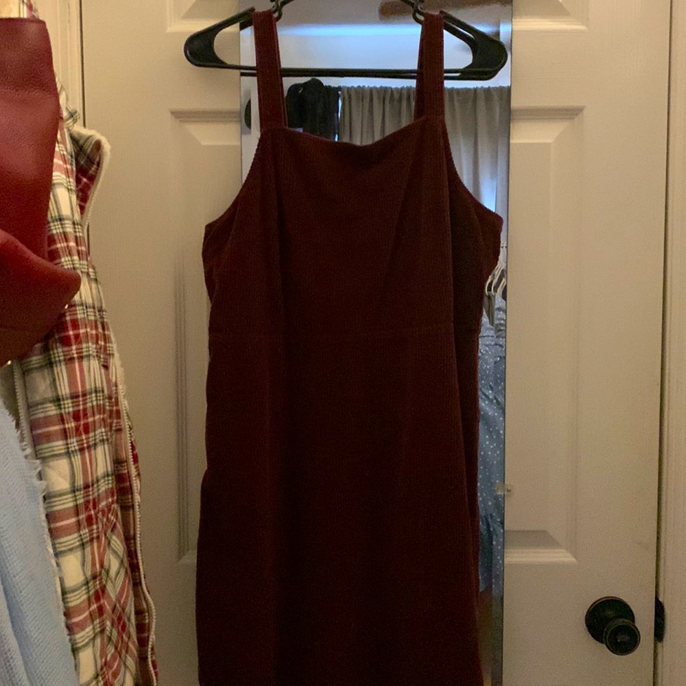 American Eagle corduroy overall dress
